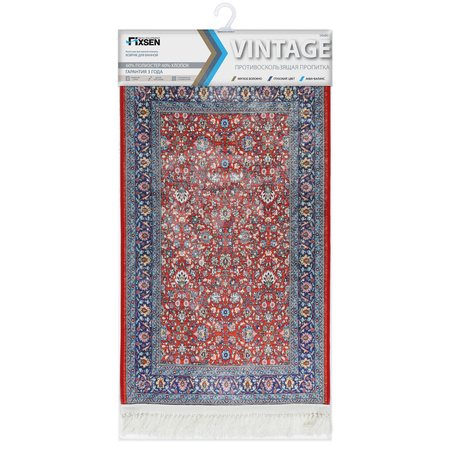 Коврик для ванной 1-ый Fixsen VINTAGE, красный  FX-7000R