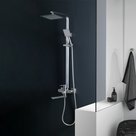 Душевая система с изливом Melana Stello 610307-1