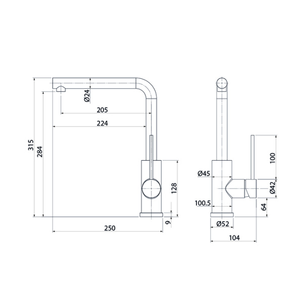 Смеситель для кухни IDDIS Rule RULSBL0i05 Смеситель для кухни IDDIS Rule RULSBL0i05