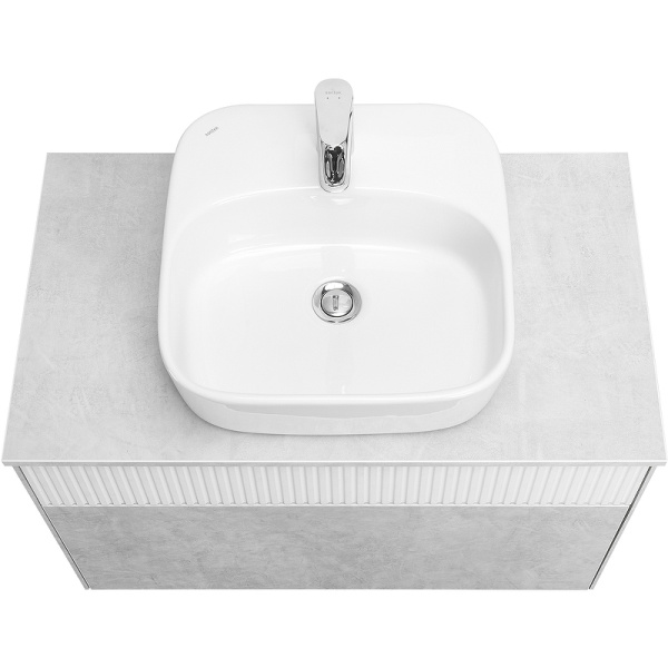 Тумба с раковиной Aquaton Марбл 80 слэйт 1A2762K0MH4C0