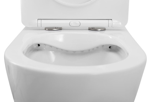 Унитаз подвесной безободковый Art&Max Bianchi AM9311CHR/SC микролифт