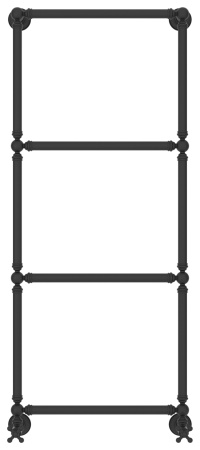 Полотенцесушитель Водяной Сунержа Ренессанс 1304 (126х50) Темный Титан Муар 15-0280-1250