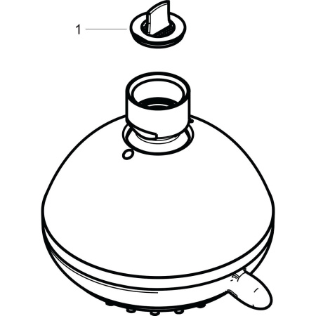 Верхний душ Hansgrohe Crometta 28424000