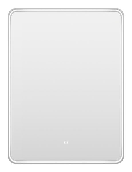 Зеркало (60х80)  Brevita Mercury MER-Rett6-060/80-platinum