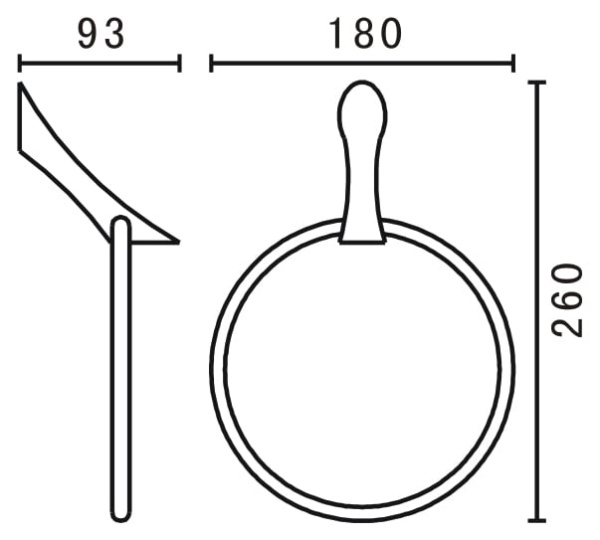 Полотенцедержатель Art&Max AM-E-1580 Полотенцедержатель Art&Max AM-E-1580