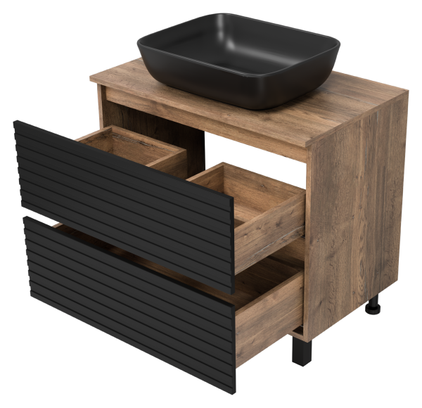 Тумба с раковиной Brevita Dakota 80 УТ000015014