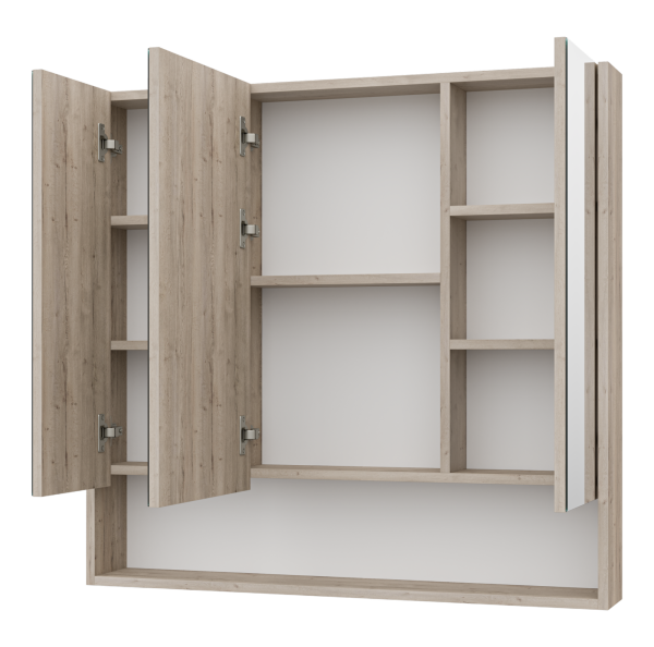 Зеркало-шкаф (90х85) Misty Мускат 90 П-Мус04090-01