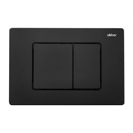 Кнопка смыва ABBER AC0120MB черная матовая