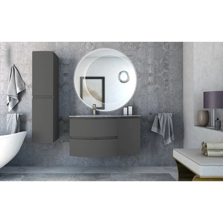 Тумба под раковину Cezares VAGUE 54905 Grigio talpa opaco