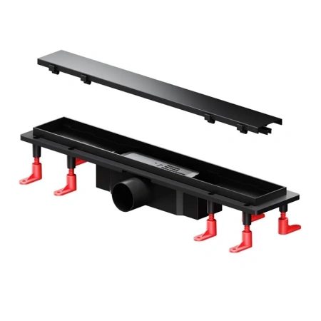 Душевой лоток под плитку 50 см Am.Pm PrimeFlow W02SC-U11-050-04BM черный матовый