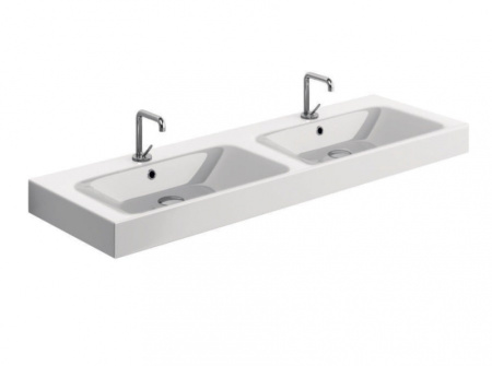 Раковина подвесная (140х45) Kerasan Cento 353601*1 белая