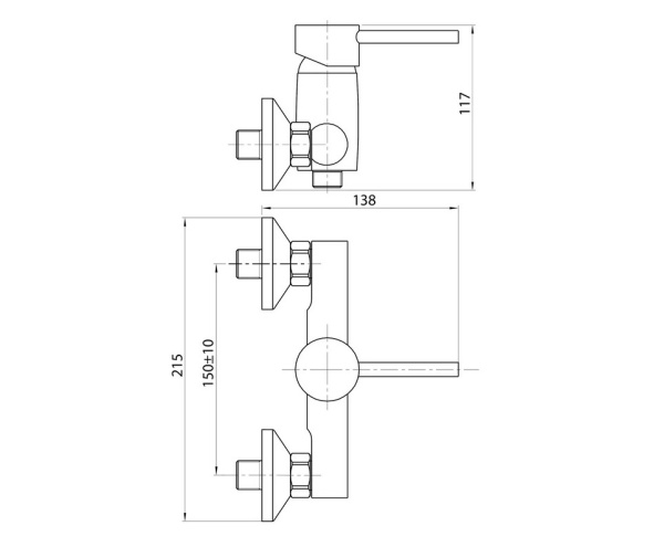 Cмеситель для душа Koller Pool Orion OR0400