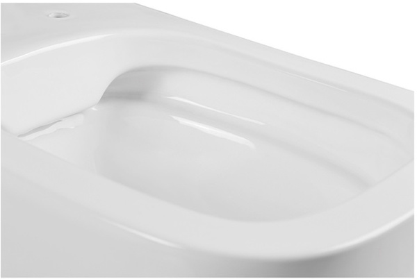 Подвесной безободковый унитаз Aquatek Лугано  AQ2002-00 микролифт