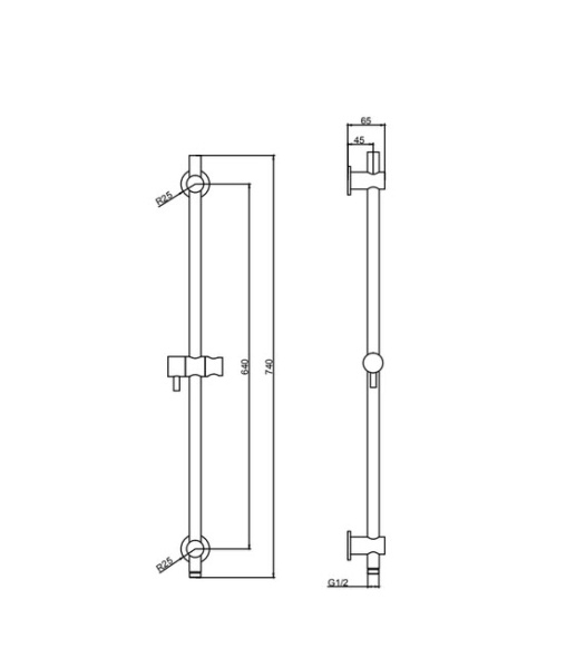 Стойка для душа D&K (DC1005502) Стойка для душа D&K (DC1005502)