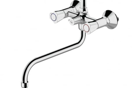 Смеситель для ванны Bravat Duo F6133186CP-LB-RUS