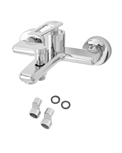 Смеситель для ванны однорычажный Orange Line M06-100cr хром