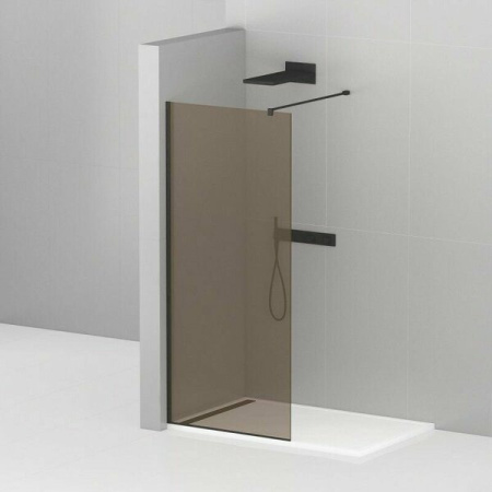 Душевая перегородка 120 см CEZARES LIBERTA LIBERTA-L-1-120-120-BR-NERO