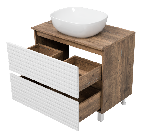 Тумба под раковину Brevita Dakota 80 DAK-07080-19/01-2Я