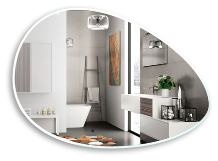 Зеркало (92х60) Silver Mirrors Omega LED-00002556