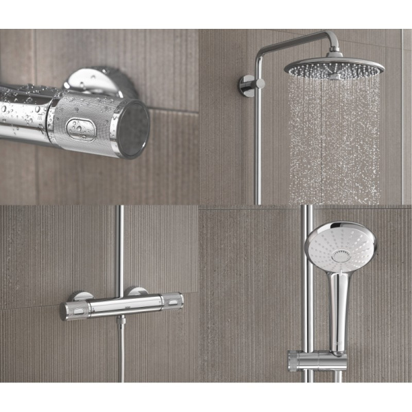 Душевая система поворотная с термостатом Grohe Euphoria 260 27296 003 (27296003) хром  Душевая система поворотная с термостатом Grohe Euphoria 260 27296 003 (27296003) хром