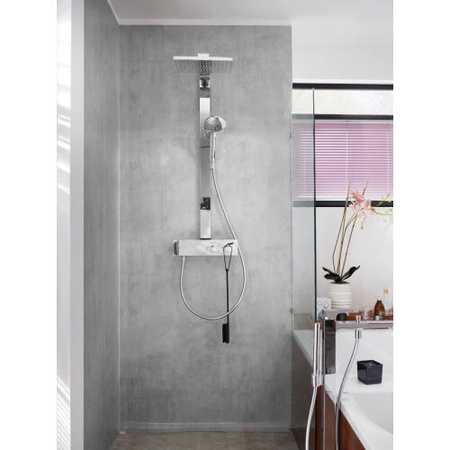 Душевая система с термостатом Hansgrohe Raindance E Showerpipe 300 1jet EcoSmart 27362000 хром