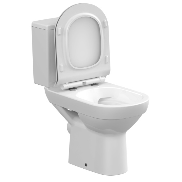 Унитаз напольный безободковый Cersanit CITY Clean On 011 3/5 DPL EO slim S-KO-CIT011-3/5-COn-S-DL-w