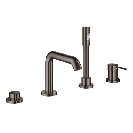 Смеситель на борт ванны Grohe Essence 25251 A01 (25251A01) тёмный графит глянцевый