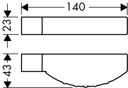 Мыльница HANSGROHE 28675000