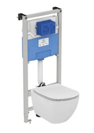 Комплект унитаз + инсталляция Ideal Standard Tesi T355101PT15