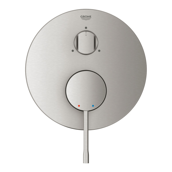 Смеситель для ванны с переключателем на 3 положения Grohe Essence New 24092 DC1 (24092DC1) суперсталь