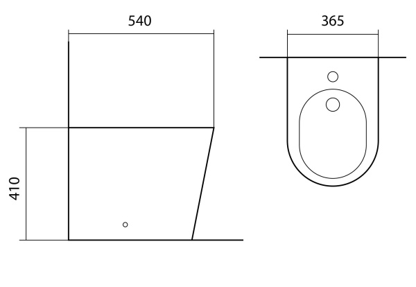 Биде напольное Aquatek Вега AQ1058-00