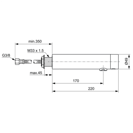 Настенный электронный смеситель для раковины Ideal Standard SENSORFLOW NEW A7561AA, хром