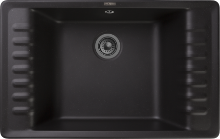 Кухонная мойка GranFest Quartz 71, 71 черный