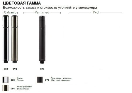 Смеситель для раковины Bossini Aki Z00731.073 черный матовый