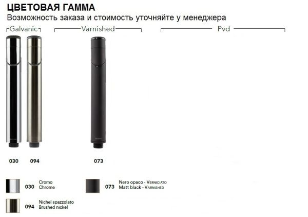 Смеситель для раковины Bossini Aki Z00731.030 хром