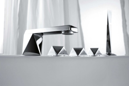 Встраиваемый смеситель Bravat DIAMOND (CP) на 5 отверстий (F518102C-DE)