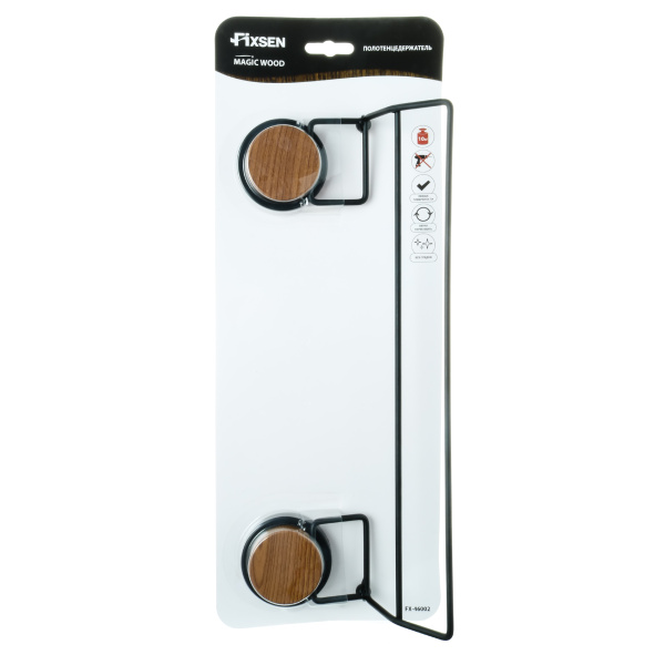 Полотенцедержатель Fixsen трубчатый 2-ой MAGIC WOOD FX-46002