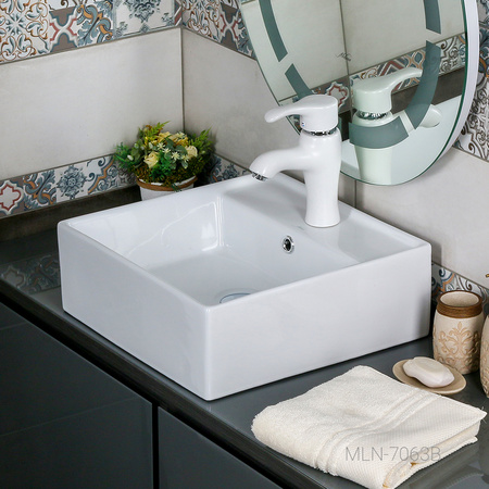 Раковина накладная  (40,5х40,5) Melana 7063B-805