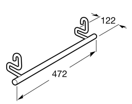 Подвесной полотенцедержатель Roca Fashion 816013001