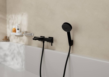 Душевая лейка Hansgrohe Pulsify Select 105 3jet Relaxation 24110670, черный матовый