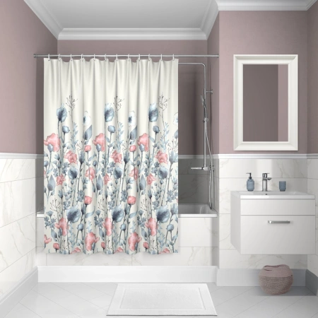 Штора для ванной комнаты 200*180 IDDIS Decor (D11P218i11)
