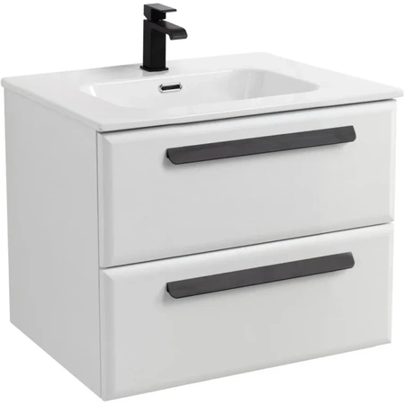 Тумба под раковину Cezares ECO-CER-N-700-2C-SO-BL Bianco Lucido без ручек