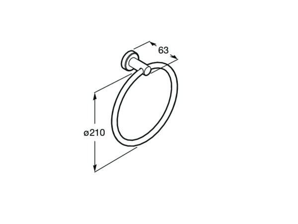 Полотенцедержатель Roca Superinox 817309002