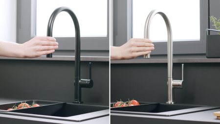 Смеситель для кухни с выдвижным изливом Hansgrohe Talis M54 1jet 72802800 нержавеющая сталь