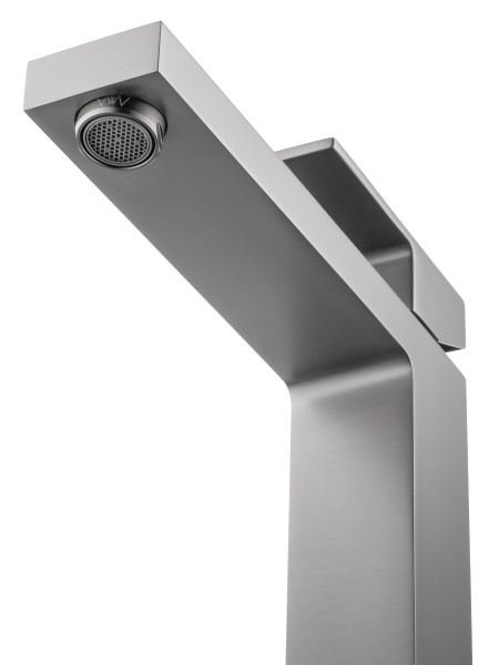 Смеситель для раковины высокий WONZON & WOGHAND CUBE, темный графит WW-88239016-BGM