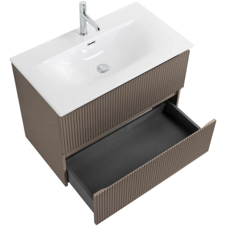 Тумба под раковину 90 BelBagno Uno UNO-900-2C-SO-СO бежевый матовый, без раковины