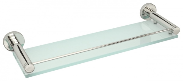 Полка стеклянная с ограничителем Сунержа Каньон (L 400) 00-3004-0400 Полка стеклянная с ограничителем Сунержа Каньон (L 400) 00-3004-0400