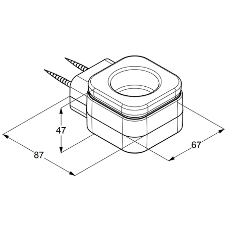 Подсвечник для греющей свечи Kludi E2 4998305
