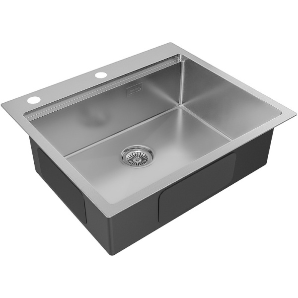 Кухонная мойка Paulmark  Brim-PRO PM705951-BS брашированная нерж. сталь