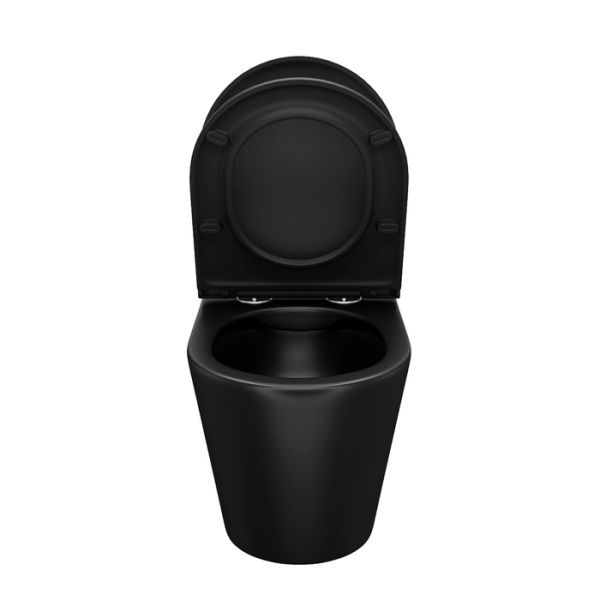 Унитаз подвесной IDDIS Calipso, черный матовый (CALR3BMi25)